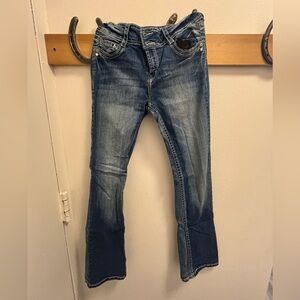 Wallflower Boot Cut Jeans in Blue